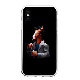 Чехол для iPhone XS Max матовый с принтом Конь БоДжек в Новосибирске, Силикон | Область печати: задняя сторона чехла, без боковых панелей | bojack horseman | бо | бо джек | говорящий конь | джек | диана | кентавр | кони | конь | конь бо джек | мистер подхвост | мульт | мультфильм | тодд