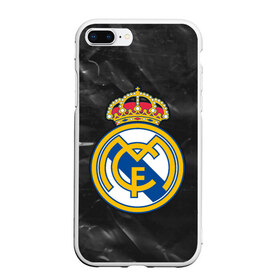 Чехол для iPhone 7Plus/8 Plus матовый с принтом REAL MADRID / РЕАЛ МАДРИД в Новосибирске, Силикон | Область печати: задняя сторона чехла, без боковых панелей | football | logo | madrid | real | realmadrid | sport | клуб | лого | логотип | логотипы | мадрид | реал | реалмадрид | символ | символы | спорт | форма | футбол | футбольная