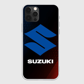 Чехол для iPhone 12 Pro с принтом SUZUKI / Сузуки в Новосибирске, силикон | область печати: задняя сторона чехла, без боковых панелей | auto | logo | moto | suzuki | symbol | авто | автомобиль | гонки | знак | лого | логотип | логотипы | марка | машина | мото | символ | символы | сузуки