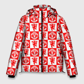 Мужская зимняя куртка 3D с принтом MANCHESTER UNITED в Новосибирске, верх — 100% полиэстер; подкладка — 100% полиэстер; утеплитель — 100% полиэстер | длина ниже бедра, свободный силуэт Оверсайз. Есть воротник-стойка, отстегивающийся капюшон и ветрозащитная планка. 

Боковые карманы с листочкой на кнопках и внутренний карман на молнии. | football | manchester united | англия. | кристал пэлас | манчестер | манчестер сити | манчестер юнайтед | футбол