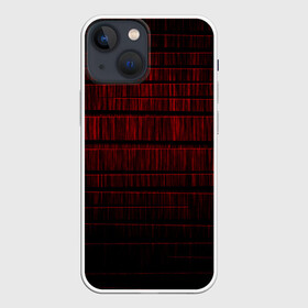 Чехол для iPhone 13 mini с принтом Dark and Red в Новосибирске,  |  | abstraction | cracks | dark | lines | red | stone | stripes | surface | texture | абстракция | каменный | красный | линии | поверхность | полосы | текстура | темный | трещины