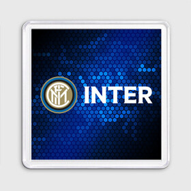 Магнит 55*55 с принтом INTER / Интер в Новосибирске, Пластик | Размер: 65*65 мм; Размер печати: 55*55 мм | club | footbal | inter | internazionale | logo | milan | знак | интер | интернационале | клуб | логотип | логотипы | милан | символ | символы | форма | футбол | футбольная | футбольный