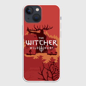 Чехол для iPhone 13 mini с принтом ВЕДЬМАК в Новосибирске,  |  | geralt | the witcher | the witcher wild hunt | witcher | ведьмак | геральт