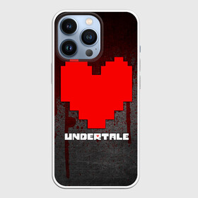 Чехол для iPhone 13 Pro с принтом UNDERTALE в Новосибирске,  |  | sans | undertale | андертале | андертейл | игра | кровь | подземная история | подземная сказка | санс | сердце | ундертале