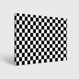 Холст прямоугольный с принтом Шахматка в Новосибирске, 100% ПВХ |  | абстракция | в клетку | игра | клетка | клеточка | тренд | черно белая | черно белая клетка | шахматка | шахматная клетка | шахматы