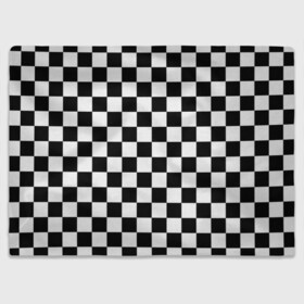 Плед 3D с принтом Шахматка в Новосибирске, 100% полиэстер | закругленные углы, все края обработаны. Ткань не мнется и не растягивается | абстракция | в клетку | игра | клетка | клеточка | тренд | черно белая | черно белая клетка | шахматка | шахматная клетка | шахматы