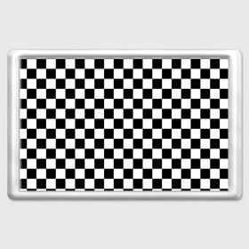 Магнит 45*70 с принтом Шахматка в Новосибирске, Пластик | Размер: 78*52 мм; Размер печати: 70*45 | Тематика изображения на принте: абстракция | в клетку | игра | клетка | клеточка | тренд | черно белая | черно белая клетка | шахматка | шахматная клетка | шахматы