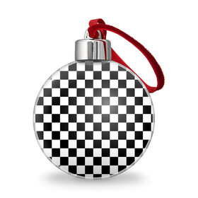 Ёлочный шар с принтом Шахматка в Новосибирске, Пластик | Диаметр: 77 мм | Тематика изображения на принте: абстракция | в клетку | игра | клетка | клеточка | тренд | черно белая | черно белая клетка | шахматка | шахматная клетка | шахматы