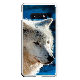 Чехол для Samsung S10E с принтом Северный волк в Новосибирске, Силикон | Область печати: задняя сторона чехла, без боковых панелей | wolf | wolfs | волк | волки | волчара | животные | звери | лес | природа