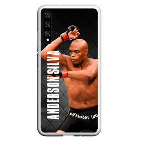 Чехол для Honor 20 с принтом Anderson Silva в Новосибирске, Силикон | Область печати: задняя сторона чехла, без боковых панелей | ahmat | anderson | mma | silva | ufc | андерсон | ахмат | бои без правил | микс файт | мма | силва | сильва