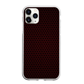 Чехол для iPhone 11 Pro Max матовый с принтом Red mesh в Новосибирске, Силикон |  | abstraction | dark | hexagon | mesh | red | red mesh | shape | texture | абстракция | красная сетка | красный | сетка | текстура | темный | форма | шестиугольник