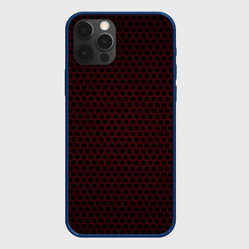 Чехол для iPhone 12 Pro Max с принтом Red mesh в Новосибирске, Силикон |  | abstraction | dark | hexagon | mesh | red | red mesh | shape | texture | абстракция | красная сетка | красный | сетка | текстура | темный | форма | шестиугольник
