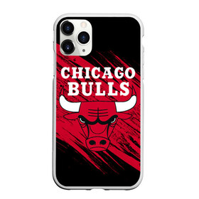 Чехол для iPhone 11 Pro матовый с принтом Чикаго Буллз в Новосибирске, Силикон |  | bulls | chicago | chicago bulls | nba | баскетбол | буллз | нба | чикаго | чикаго буллз