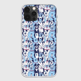 Чехол для iPhone 12 Pro Max с принтом МИЛЫЕ ПЕСИКИ в Новосибирске, Силикон |  | dog | husky | pattern | добрый | милый | паттерн | пес | песик | собака | собачка | хакси