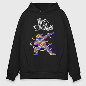 Мужское худи Oversize хлопок с принтом HALLOWEEN в Новосибирске, френч-терри — 70% хлопок, 30% полиэстер. Мягкий теплый начес внутри —100% хлопок | боковые карманы, эластичные манжеты и нижняя кромка, капюшон на магнитной кнопке | halloween | праздник хэллоуин | страшный | тыква. | ужас | хэллоуин | хэллоуин 2020