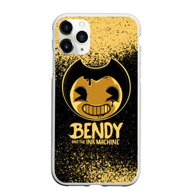 Чехол для iPhone 11 Pro матовый с принтом Bendy And The Ink Machine в Новосибирске, Силикон |  | bendy | bendy and the ink machine | бенди | бени | бенни | бэнди | детская | детям | игра | капли | компьютерная игра | краска | машина | подтеки | ужастик | чернила | чернильная