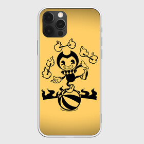 Чехол для iPhone 12 Pro Max с принтом Bendy And The Ink Machine в Новосибирске, Силикон |  | bendy | bendy and the ink machine | бенди | бени | бенни | бэнди | детская | детям | игра | капли | компьютерная игра | краска | машина | подтеки | ужастик | чернила | чернильная