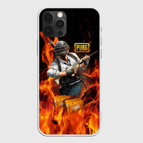 Чехол для iPhone 12 Pro Max с принтом PUBG в Новосибирске, Силикон |  | Тематика изображения на принте: battlegrounds | playerunknown s | pubg | вода | згип | игра | компьютерная игра | огонь | огонь и вода | пабг | пубг | шутер