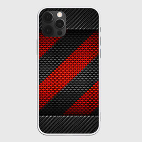 Чехол для iPhone 12 Pro Max с принтом CARBON STYLE в Новосибирске, Силикон |  | carbon | абстракция | иллюстрация | карбон | красный | линии | металл | полосы | популярные | современный | стиль | текстура | технология | узор | фон
