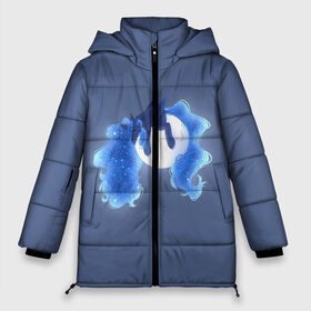 Женская зимняя куртка 3D с принтом Спящая принцесса Луна в Новосибирске, верх — 100% полиэстер; подкладка — 100% полиэстер; утеплитель — 100% полиэстер | длина ниже бедра, силуэт Оверсайз. Есть воротник-стойка, отстегивающийся капюшон и ветрозащитная планка. 

Боковые карманы с листочкой на кнопках и внутренний карман на молнии | арт | величественная | величественная фигура | королева ночи | луна | ночь | отдых. отдыхающая | отдыхающий | повелительница ночи | рисунок | сон | спящая | спящий
