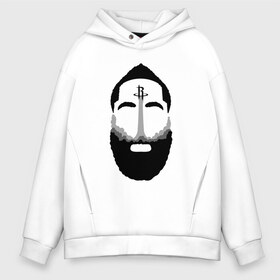 Мужское худи Oversize хлопок с принтом James Harden в Новосибирске, френч-терри — 70% хлопок, 30% полиэстер. Мягкий теплый начес внутри —100% хлопок | боковые карманы, эластичные манжеты и нижняя кромка, капюшон на магнитной кнопке | basketball | beard | game | harden | houston | james | nba | rockets | sport | баскетбол | борода | джеймс | нба | рокетс | спорт | тренер | харден | хьюстон | чемпион