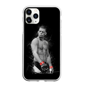 Чехол для iPhone 11 Pro Max матовый с принтом Нэйт Диаз в Новосибирске, Силикон |  | diaz | mma | nate | ufc | боец | диаз | диас | единоборства | мма | нэйт | смешанные | юфс