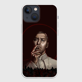 Чехол для iPhone 13 mini с принтом Молодой Папа | The Young Pope в Новосибирске,  |  | Тематика изображения на принте: jude law | new pope | ватикан | джуд лоу | кардинал | молодой папа | сериал | сериалы