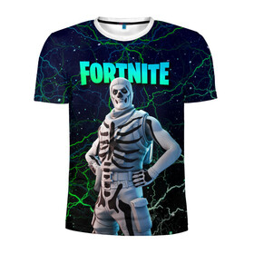 Мужская футболка 3D спортивная с принтом Fortnite Skull Trooper в Новосибирске, 100% полиэстер с улучшенными характеристиками | приталенный силуэт, круглая горловина, широкие плечи, сужается к линии бедра | chapter 2 | fortnite | fortnite 3 | fortnite skull | fortnite skull trooper | fortnitemare | halloween | skull trooper | лого фортнайт | сет skull trooper | скелет | скин скелет | фортнайт | фортнайт глава 2 | фортнайт скелет | хэллоуин | хэллоуин фортнай