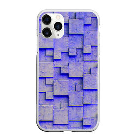 Чехол для iPhone 11 Pro Max матовый с принтом UlliCom в Новосибирске, Силикон |  | abstraction | blue | mesh | mosaic | panels | surface | texture | абстракция | мозайка | панели | поверхность | сетка | синий | текстура