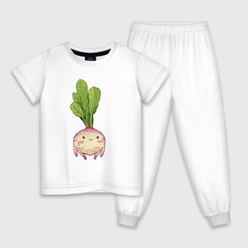 Детская пижама хлопок с принтом Милая тыква в Новосибирске, 100% хлопок |  брюки и футболка прямого кроя, без карманов, на брюках мягкая резинка на поясе и по низу штанин
 | арт | мило | милый | овощ | рисунок | свежий овощ | свежий продукт | тыква