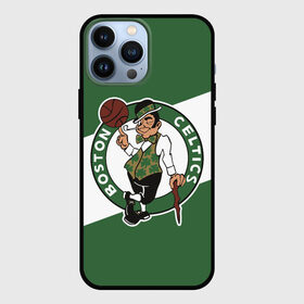 Чехол для iPhone 13 Pro Max с принтом Бостон Селтикс в Новосибирске,  |  | boston | boston celtics | celtics | nba | баскетбол | бостон | бостон селтикс | нба | селтикс