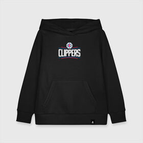 Детская толстовка хлопок с принтом Los Angeles Clippers в Новосибирске, 100% хлопок | Круглый горловой вырез, эластичные манжеты, пояс, капюшен | angeles | clippers | los | nba | анджелес | баскетбол | клипперс | лос | нба