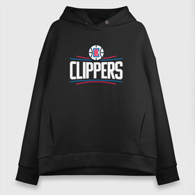 Женское худи Oversize хлопок с принтом Los Angeles Clippers в Новосибирске, френч-терри — 70% хлопок, 30% полиэстер. Мягкий теплый начес внутри —100% хлопок | боковые карманы, эластичные манжеты и нижняя кромка, капюшон на магнитной кнопке | angeles | clippers | los | nba | анджелес | баскетбол | клипперс | лос | нба