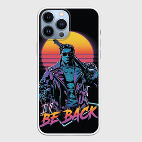 Чехол для iPhone 13 Pro Max с принтом I WILL BE BACK | TERMINATOR в Новосибирске,  |  | arnold  schwarzenegger | retro | skynet | terminator | арнольд шварценеггер | восстание машин | генезис | ретро | сара коннор | старые фильмы | судный день | темные судьбы | терминатор