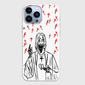 Чехол для iPhone 13 Pro Max с принтом GHOSTEMANE в Новосибирске,  |  | 1930 | blackmage | flesh | ghost | ghoste | ghostemane | ghostman | ghostmane | hexada | kreep | mane | mercury | music | nihil | noise | omnis | parv0 | pouya | rap | suicideboys | venom | гостмейн | гостмэйн