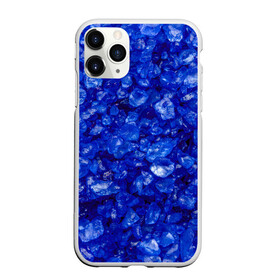 Чехол для iPhone 11 Pro Max матовый с принтом CryStalS в Новосибирске, Силикон |  | abstraction | blue | crystals | pebbles | shine | stones | structure | texture | абстракция | блеск | галька | камни | кристалы | синий | структура | текстура