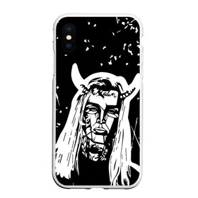 Чехол для iPhone XS Max матовый с принтом GHOSTEMANE в Новосибирске, Силикон | Область печати: задняя сторона чехла, без боковых панелей | 1930 | blackmage | flesh | ghost | ghoste | ghostemane | ghostman | ghostmane | hexada | kreep | mane | mercury | music | nihil | noise | omnis | parv0 | pouya | rap | suicideboys | venom | гостмейн | гостмэйн