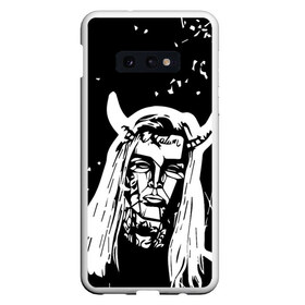 Чехол для Samsung S10E с принтом GHOSTEMANE в Новосибирске, Силикон | Область печати: задняя сторона чехла, без боковых панелей | 1930 | blackmage | flesh | ghost | ghoste | ghostemane | ghostman | ghostmane | hexada | kreep | mane | mercury | music | nihil | noise | omnis | parv0 | pouya | rap | suicideboys | venom | гостмейн | гостмэйн