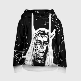 Детская толстовка 3D с принтом GHOSTEMANE в Новосибирске, 100% полиэстер | двухслойный капюшон со шнурком для регулировки, мягкие манжеты на рукавах и по низу толстовки, спереди карман-кенгуру с мягким внутренним слоем | Тематика изображения на принте: 1930 | blackmage | flesh | ghost | ghoste | ghostemane | ghostman | ghostmane | hexada | kreep | mane | mercury | music | nihil | noise | omnis | parv0 | pouya | rap | suicideboys | venom | гостмейн | гостмэйн