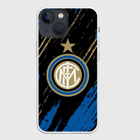 Чехол для iPhone 13 mini с принтом Inter  Интер. в Новосибирске,  |  | football | football club | inter | sport | интер | спорт | спортивные | униформа | фирменные цвета | футбол | футбольный клуб