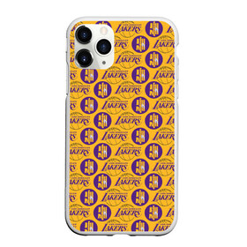 Чехол для iPhone 11 Pro Max матовый с принтом LA LAKERS в Новосибирске, Силикон |  | Тематика изображения на принте: bryant | james | jordan | kobe | la lakers | lakers | lebron | nba | баскетбол | брайант | брайнт | джеймс | джордан | коби | леброн | лейкерс | лэйкерс | мамба | нба | черная