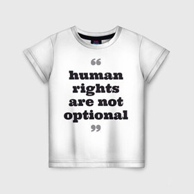 Детская футболка 3D с принтом Права человека не обсуждаются в Новосибирске, 100% гипоаллергенный полиэфир | прямой крой, круглый вырез горловины, длина до линии бедер, чуть спущенное плечо, ткань немного тянется | 