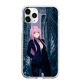 Чехол для iPhone 11 Pro матовый с принтом Zero Two в Новосибирске, Силикон |  | darling | darling in the franxx | zero two | вайфу | зеро ту | код 002 | любимый во франксе | франкс