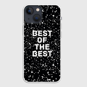 Чехол для iPhone 13 mini с принтом Лучший в Новосибирске,  |  | best | босс | главный | золотой | лучший | мода | начальник | пафос | первый | стиль | цитата | черный | шеф
