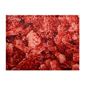 Обложка для студенческого билета с принтом RED-$tyle в Новосибирске, натуральная кожа | Размер: 11*8 см; Печать на всей внешней стороне | Тематика изображения на принте: abstraction | crystals | red | shapes | shards | shine | texture | абстракция | блеск | красный | кристалы | осколки | текстура | формы