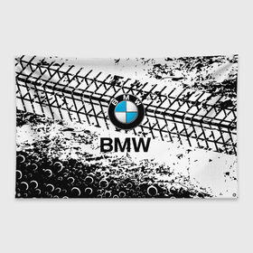 Флаг-баннер с принтом BMW в Новосибирске, 100% полиэстер | размер 67 х 109 см, плотность ткани — 95 г/м2; по краям флага есть четыре люверса для крепления | bmw | bmw performance | m | motorsport | performance | бмв | моторспорт