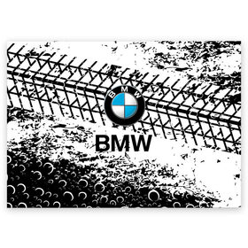Поздравительная открытка с принтом BMW. в Новосибирске, 100% бумага | плотность бумаги 280 г/м2, матовая, на обратной стороне линовка и место для марки
 | Тематика изображения на принте: bmw | bmw performance | m | motorsport | performance | бмв | моторспорт