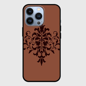 Чехол для iPhone 13 Pro с принтом Симметричный узор в Новосибирске,  |  | Тематика изображения на принте: античный узор | красивый узор | лепестки | симметричный узор | симметрия. | узоры
