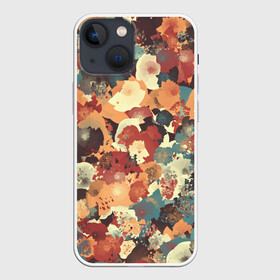 Чехол для iPhone 13 mini с принтом Осенние цвета в Новосибирске,  |  | abstract | autumn | hipster | paint | абстракция | краска | осень | пятна | хипстер