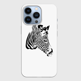 Чехол для iPhone 13 Pro с принтом Zebra в Новосибирске,  |  | africa | black | savanna | stripe | white | zebra | африка | белый | зебра | полоска | саванна | черный